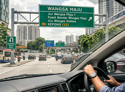 Kereta Sewa Wangsa Maju - Township Moden Dengan Kemudahan Lengkap